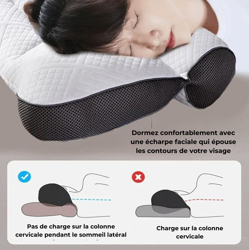 NevoSleep - Oreiller cervical ergonomique et confortable